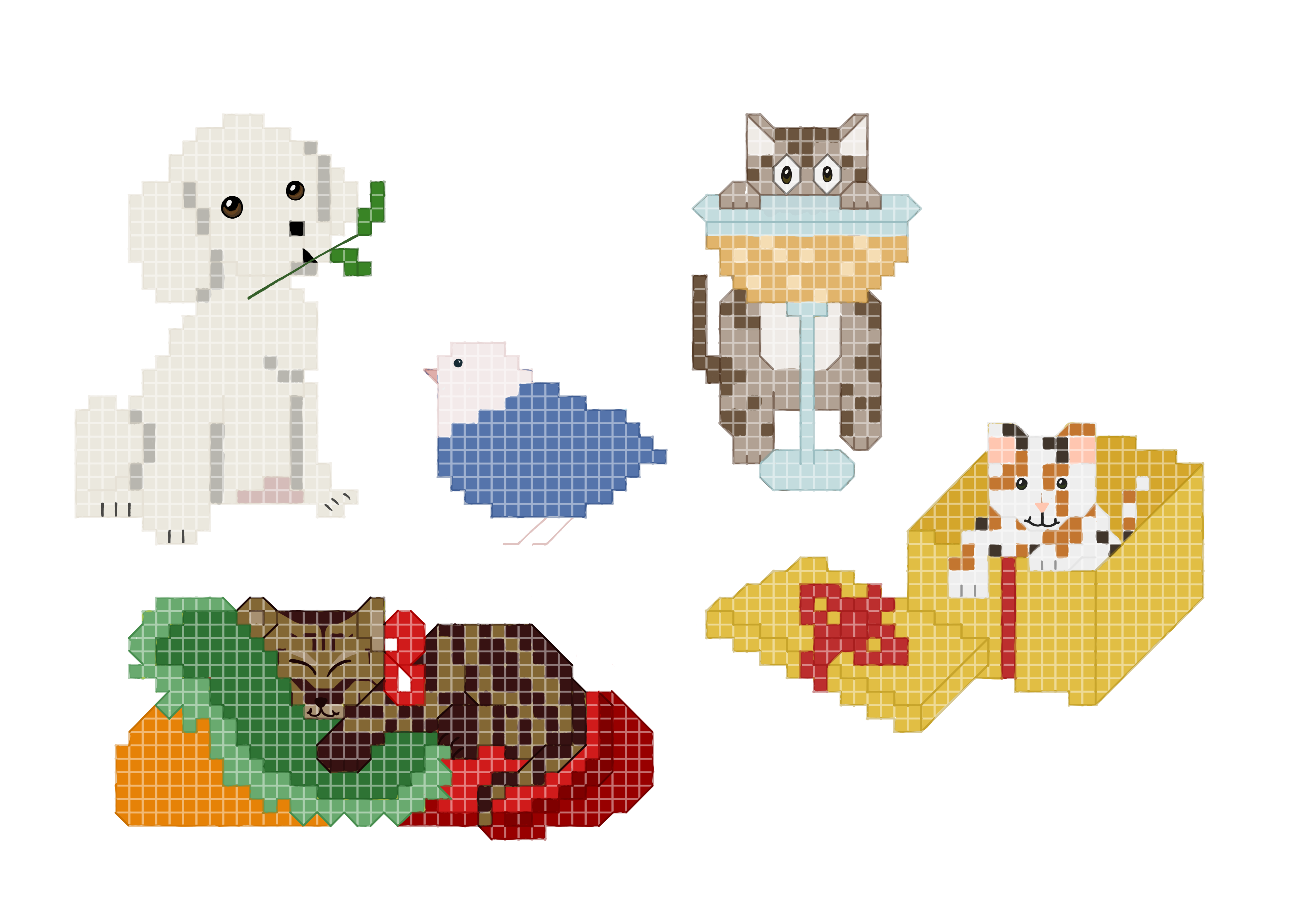 Pixel animals