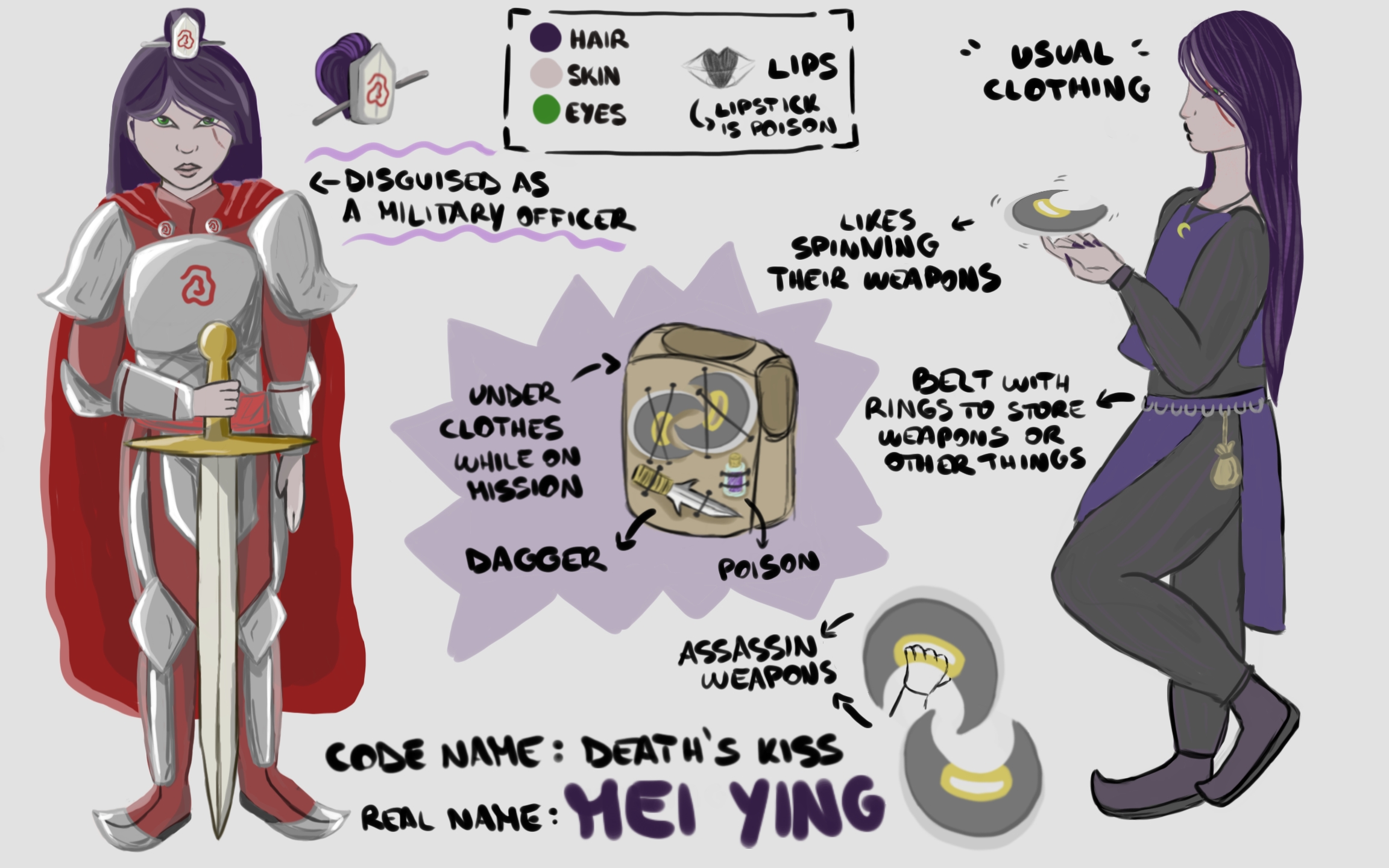 Light study: blue and pink